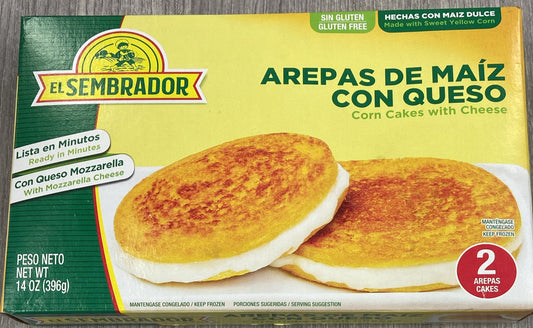 El sembrador arepas de maíz con queso 2 uni