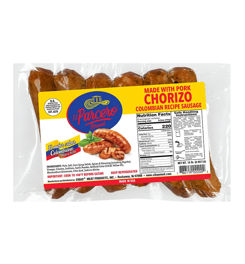 Chorizo Colombiano - 15oz | El Parcero