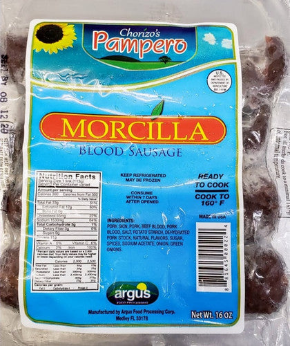 Morcilla - 16oz | Chorizo's Pampero